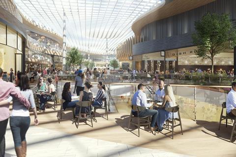 Interior view of the revamped Brent Cross Shopping Centre